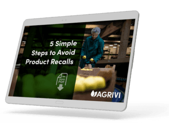 tablet showing product tester holding apples