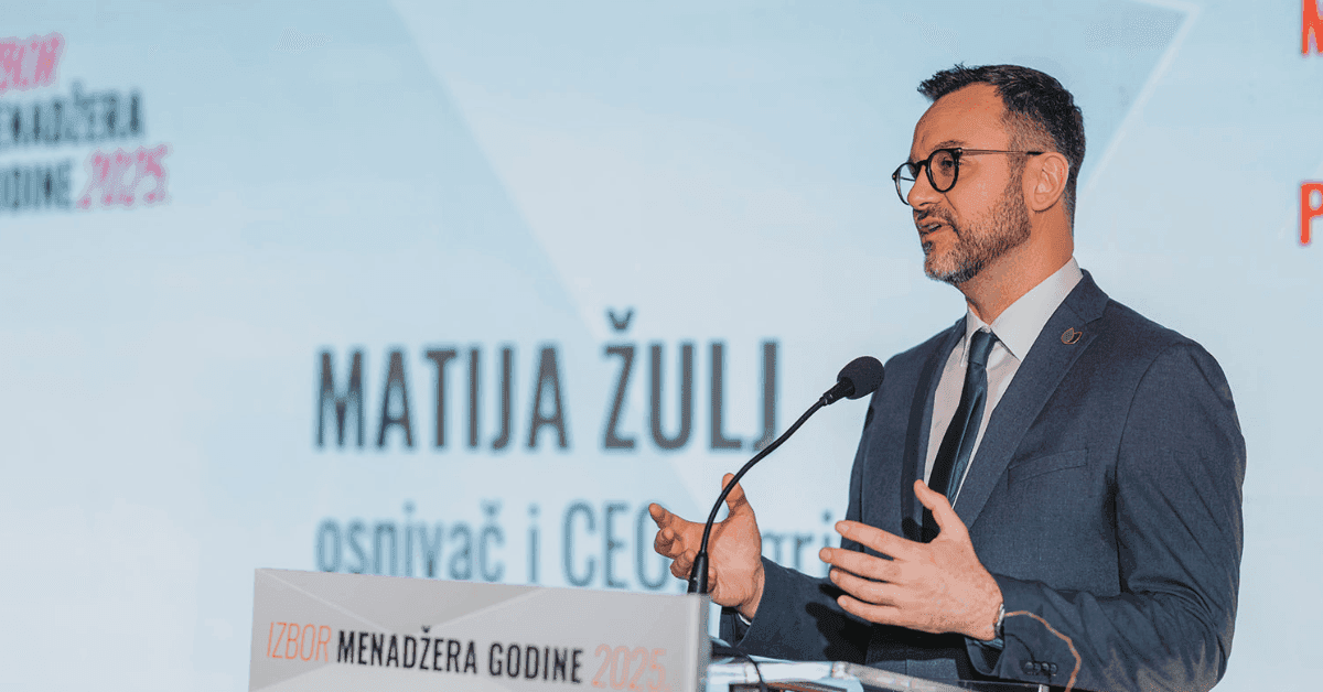 AGRIVI CEO Matija Zulj named “Manager of the Year 2025” by HUM-CROMA