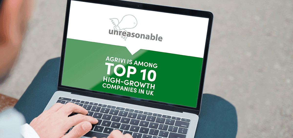 AGRIVI Is Ranked as a Top 10 High-Growth Companies in the UK According to Unreasonable