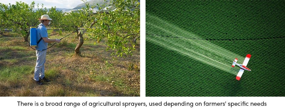 Range of Agricultural Sprayers