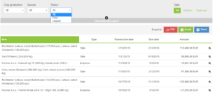 Finance Management with AGRIVI Software