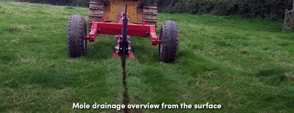 Mole Draining Surface