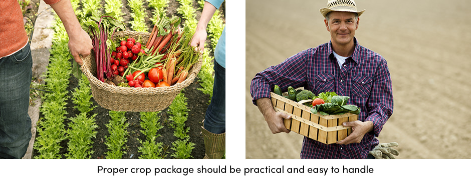 Different Crop Packaging