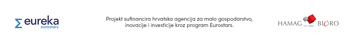 Projekt sufinancira Hrvatska agencija za malo gospodarstvo, inovacije i investicije kroz program Eurostars.