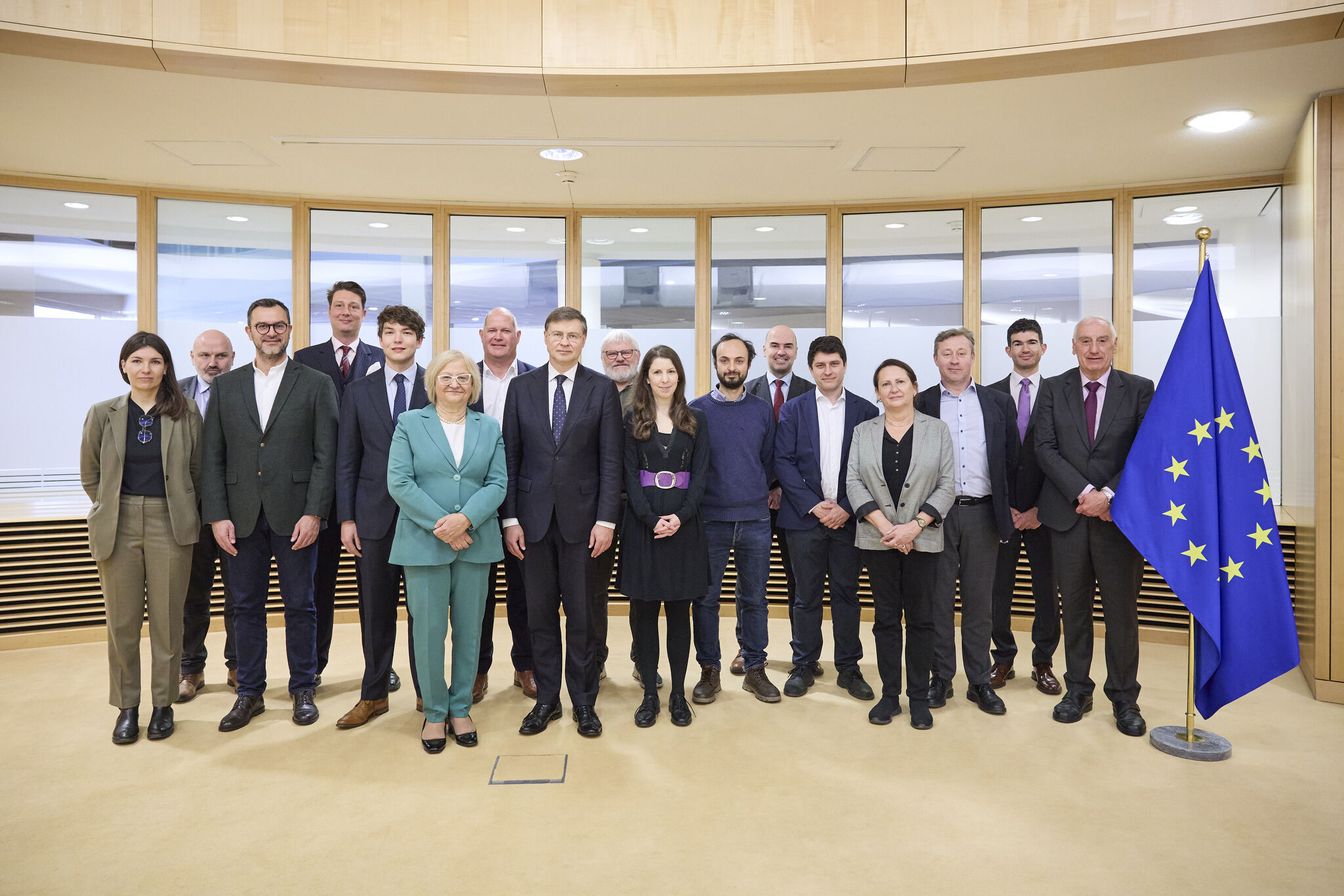 Grupna fotografija sudionika EU Implementacijskog dijaloga o poljoprivrednoj statistici u Berlaymontu, Bruxelles