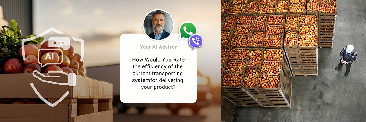 agricultural AI advisory program WhatsApp Viber advisor chat interface for farmers AGRIVI AI Engage