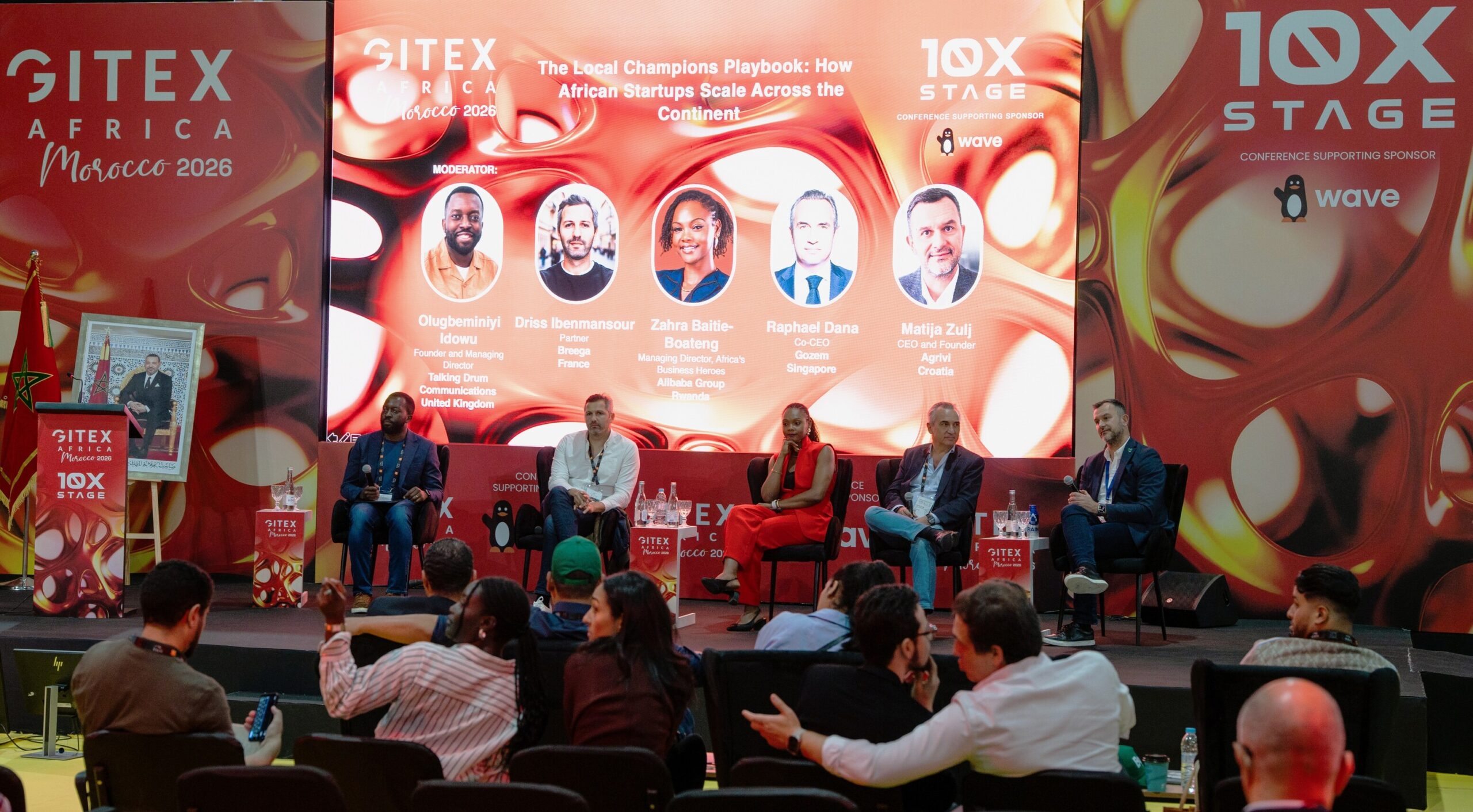 AGRIVI CEO Matija Zulj speaking at GITEX Africa 2026 panel discussion on scaling digital agriculture across the African continent