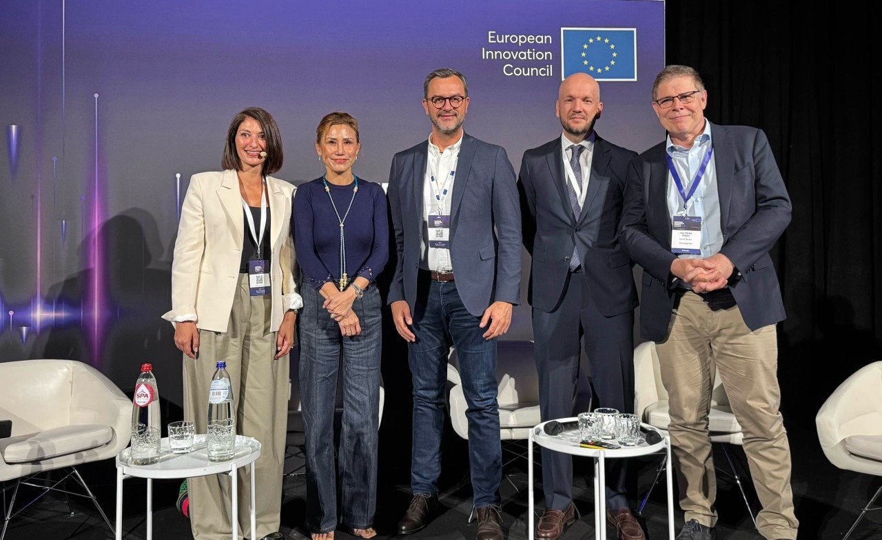 Going Global panel speakers at EIC Summit 2026 discussing how European scaleups turn market access into commercial outcomes