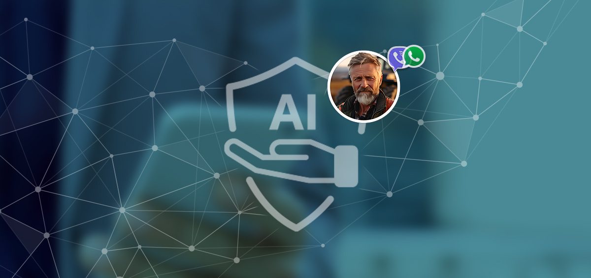 An AI advisory platform connecting farmers via WhatsApp and Viber with agri-input company branding.